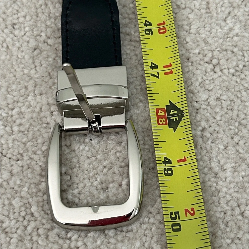 Men’s Reversible Braided Belt, Black or Brown